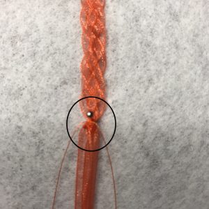 Tie Thread above Ribbon Knots