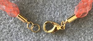 Add Findings to Four-Strand Ribbon Braid Bracelet
