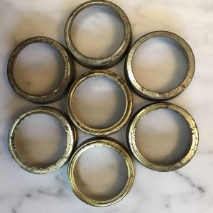Arrange Rings for Mason Jar Ring Wreath