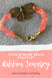 Four-Strand Ribbon Braid Bracelet