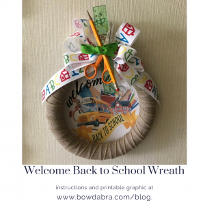Welcome Back to School Wreath (Instagram)