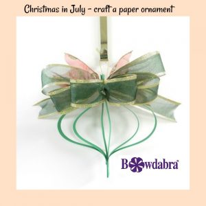 Christmas in July – How to make an amazing paper ornament