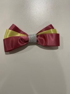 satin ribbon hair bow