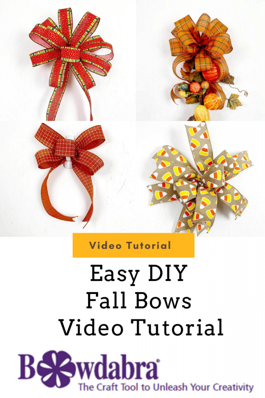 DIY Fall Bows
