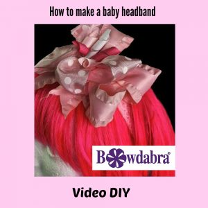 How to make a beautiful baby girl headband