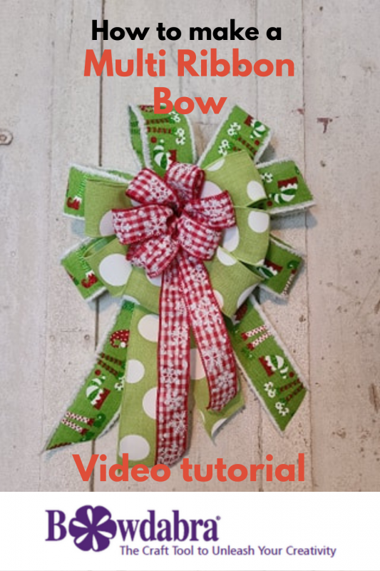 How to make multi ribbon bow