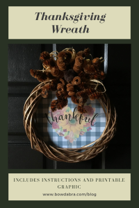 Thanksgiving Wreath with Chenille Stems