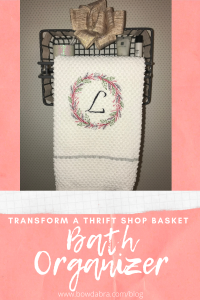 Thrift shop basket Organizer