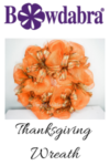 How to make a beautiful deco mesh Thanksgiving Wreath