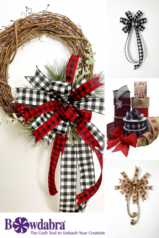 Christmas Wreath and Bows