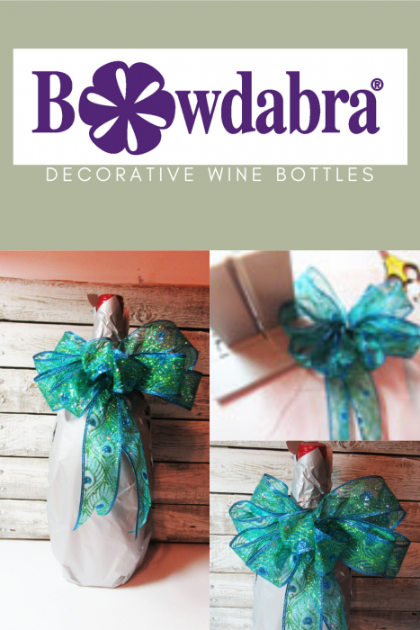 How to beautify a wine bottle with an elegant Bowdabra bow