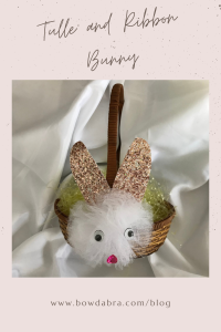 How to Make a Tulle and Ribbon Bunny