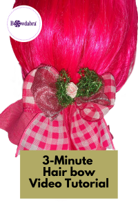 3-minute hair bow