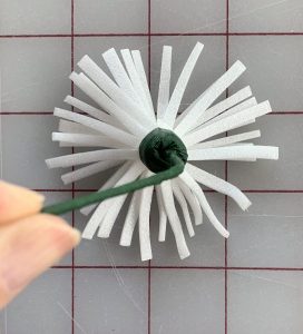 styrofoam plate into a stunning flower