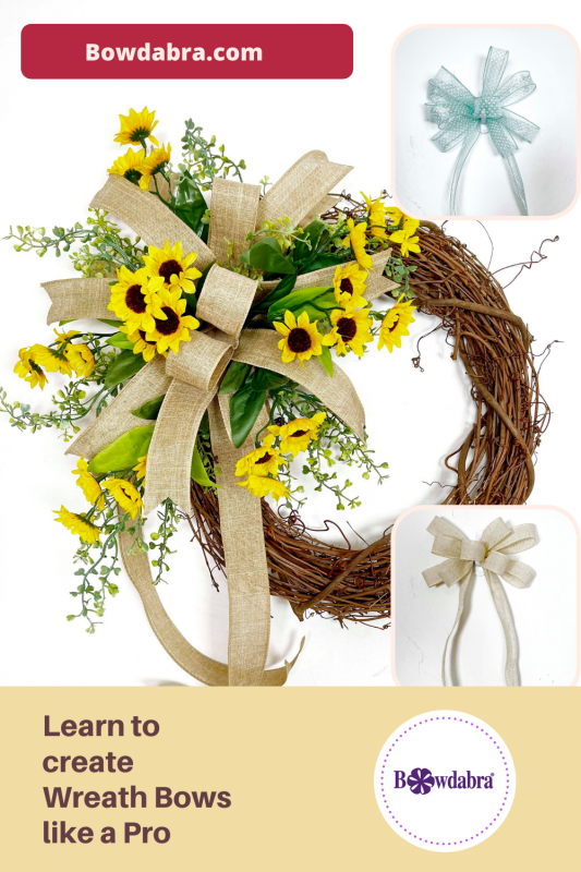 Make DIY Spring Bow Wreath with Bowdabra