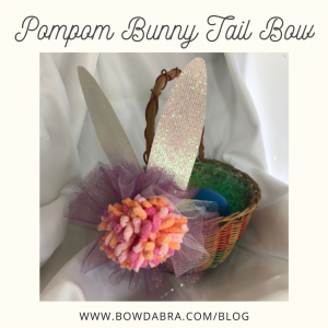 Pompom Bunny Tail Bow (Instagram)