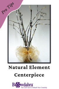 natural element centerpiece