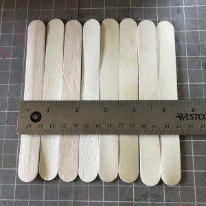 Lay Out and Measure Craft Sticks