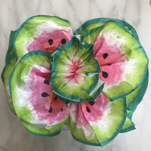 watermelon summer wreath