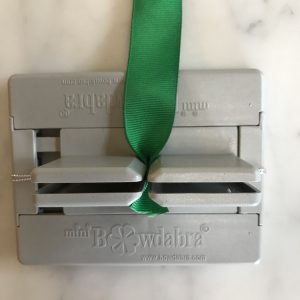 First Ribbon End in Mini Bowdabra