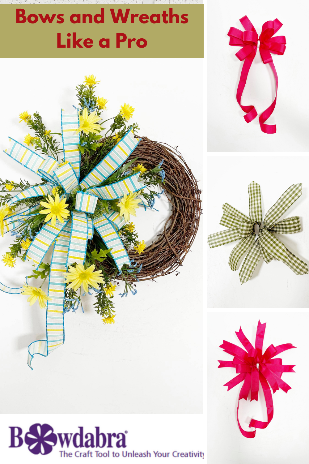 DIY Bows And Wreath