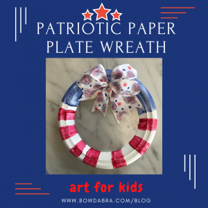 Patriotic Paper Plate Wreath (Instagram)
