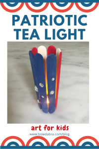 How to Make Perfect Patriotic Tea Light with a Paper Rolls and Craft Sticks