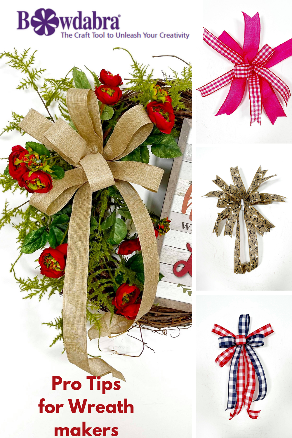 5 DIY Crafts – Easy Bow And Wreath Making Tutorial