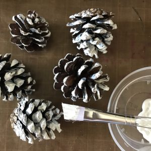 Paint Pine Cones