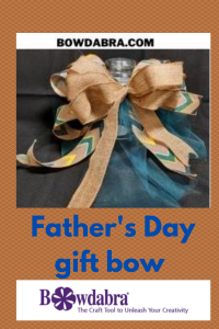 Father's Day gift bow