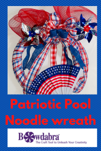 pool noodle wreath