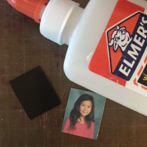 Glue Picture to Magnet