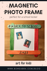 How to Make a Magnetic Photo Frame Perfect for a School Locker