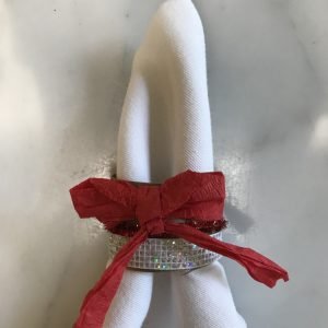 Red Bow Napkin Ring