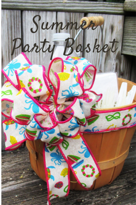 How to beautifully decorate a summer party basket with Bowdabra
