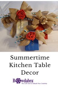 summertime kitchen table