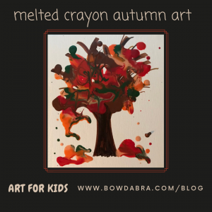 Melted Crayon Autumn Art (Instagram)