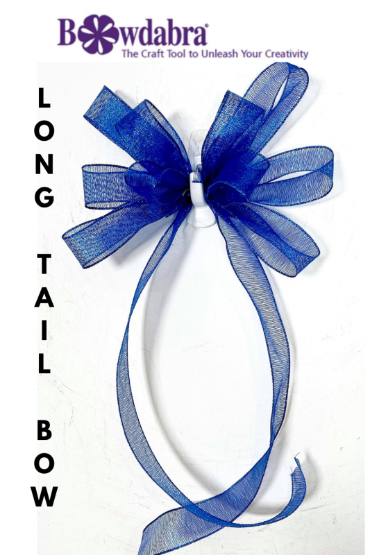 long tail ribbon bow