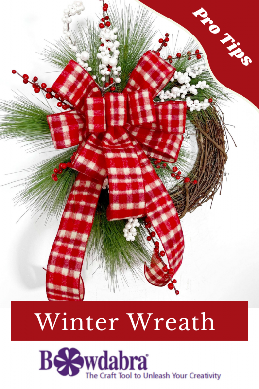 christmas winter wreath