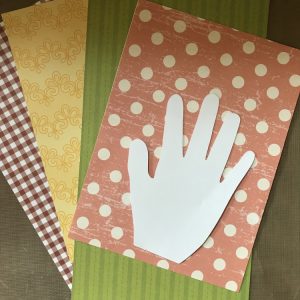 Cut Out Template and Trace on Patterned Paper