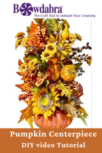 fall pumpkin centerpiece