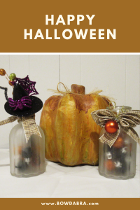 How to make happy and fun Halloween jars with Bowdabra