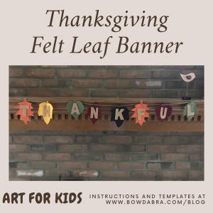 Thanksgiving Felt Leaf Banner (Instagram)