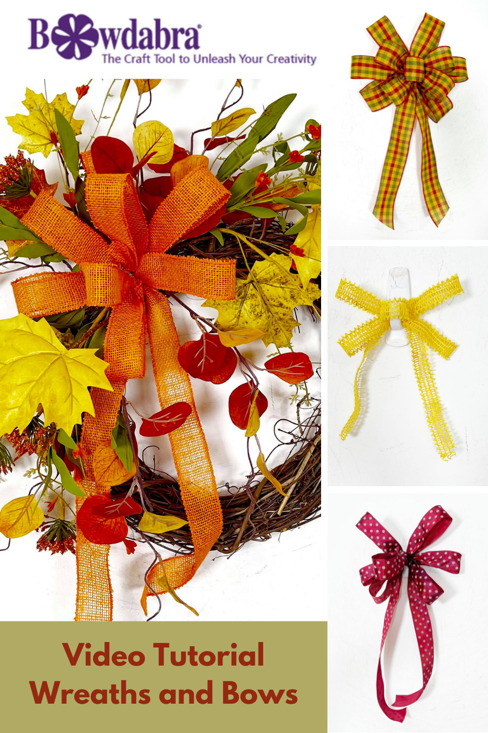 How to Make Super Easy DIY Fall Bows and Wreaths
