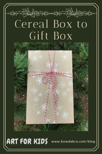 How to Recycle a Cereal Box for Holiday Gift Giving
