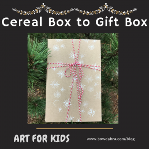 Cereal Box to Gift Box (Instagram)