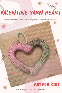 Sustainable Valentine Yarn Heart