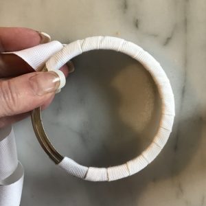 Wrap Jar Ring with Ribbon