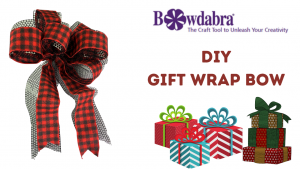 DIY gift wrap bow