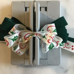 Make Smaller Bow with Patterned Ribbon